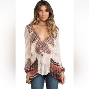 Free People Mystic Peasant Blouse Size XS‎